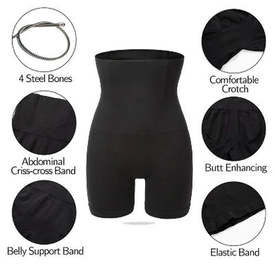 Faja Reductora Mujer Adelgazante Negro M/L