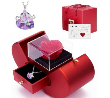 Box Toxic Love Rosa Preservada