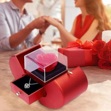 Box Toxic Love Rosa Preservada