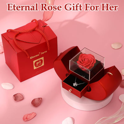 Box Toxic Love Rosa Preservada